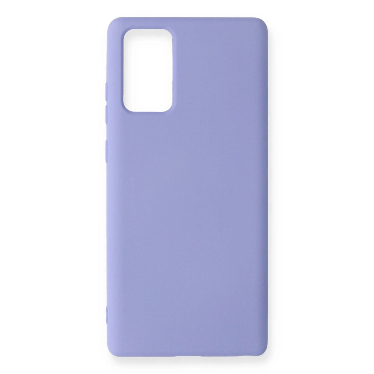 Samsung Galaxy Note 20 Kılıf Nano İçi Kadife Silikon - Lila