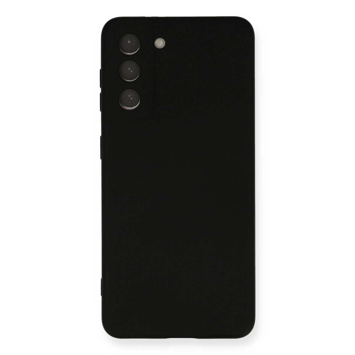 Samsung Galaxy S21 Kılıf Nano İçi Kadife Silikon - Siyah