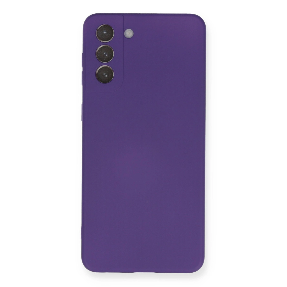 Samsung Galaxy S21 Plus Kılıf Nano İçi Kadife Silikon - Mor