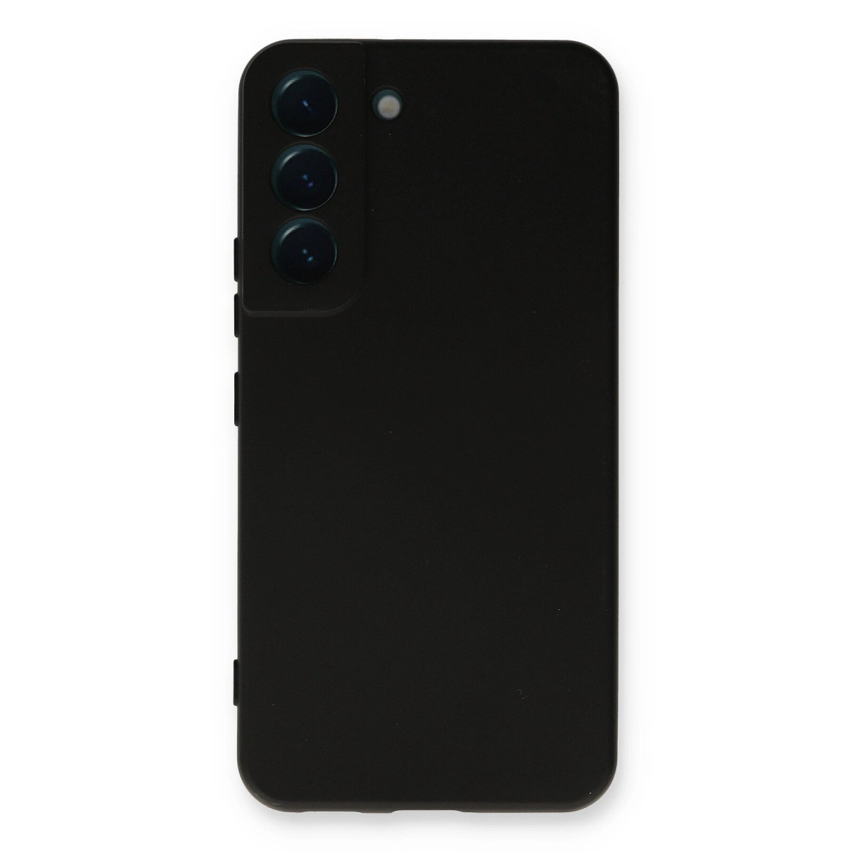 Samsung Galaxy S22 Plus Kılıf Nano İçi Kadife Silikon - Siyah