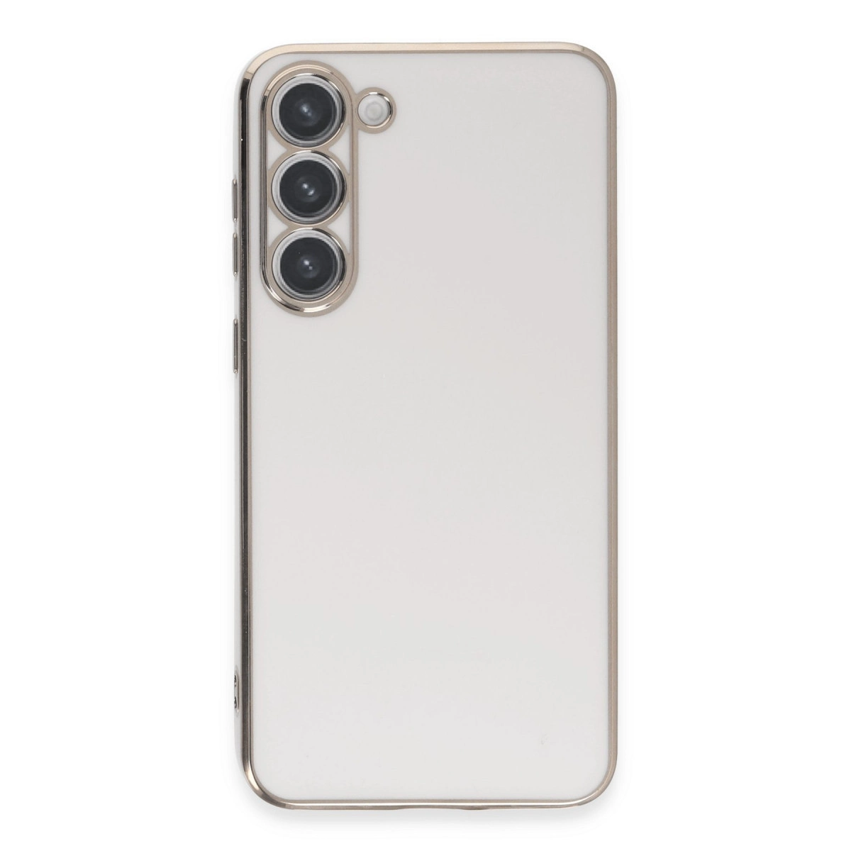 Samsung Galaxy S23 Kılıf Volet Silikon - Beyaz