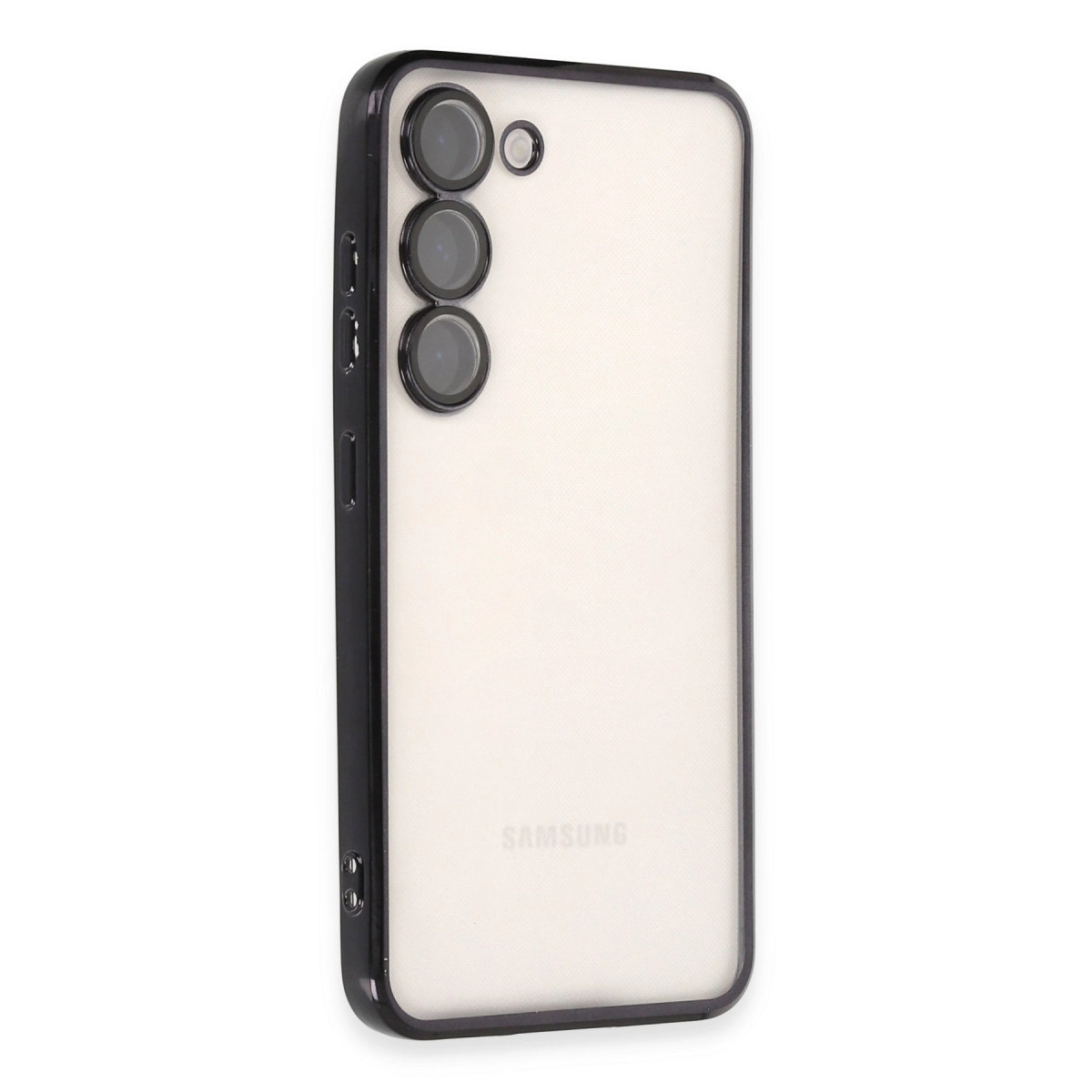 Samsung Galaxy S23 Plus Kılıf Razer Lensli Silikon - Siyah