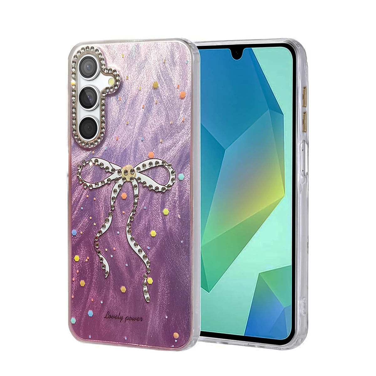 Samsung Galaxy S24 Fe Kılıf Blade Aynalı Desenli Kapak - Desen 1