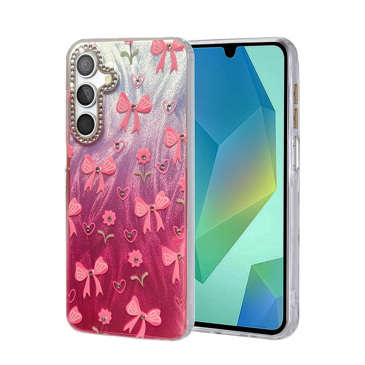 Samsung Galaxy S24 Fe Kılıf Blade Aynalı Desenli Kapak - Desen 3