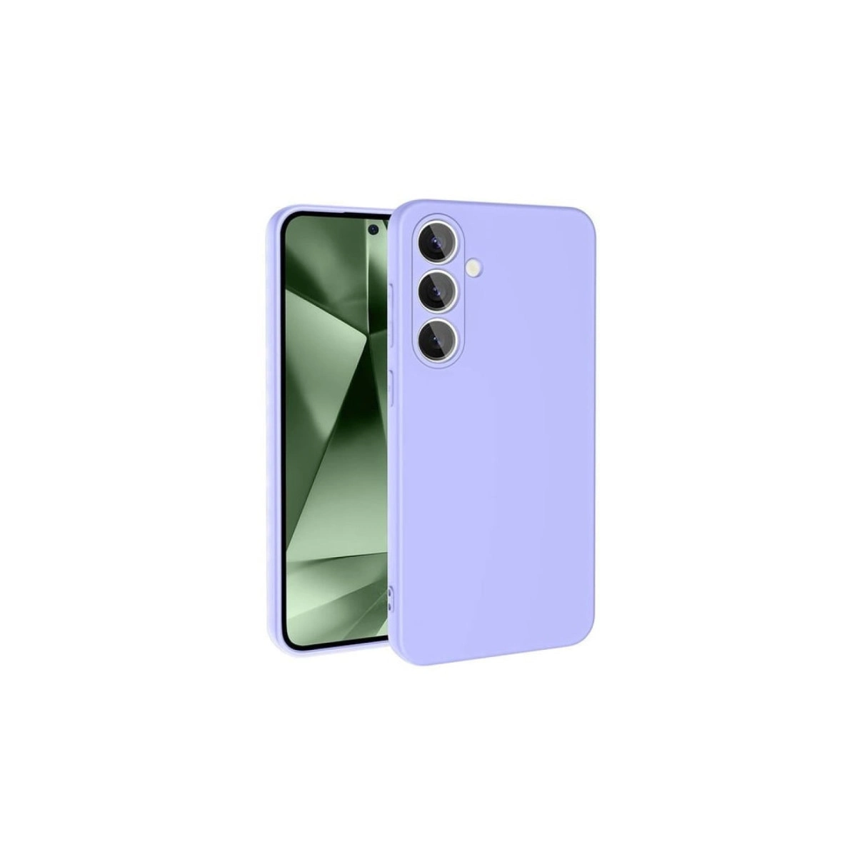 Samsung Galaxy S24 Fe Kılıf Nano İçi Kadife Silikon - Lila