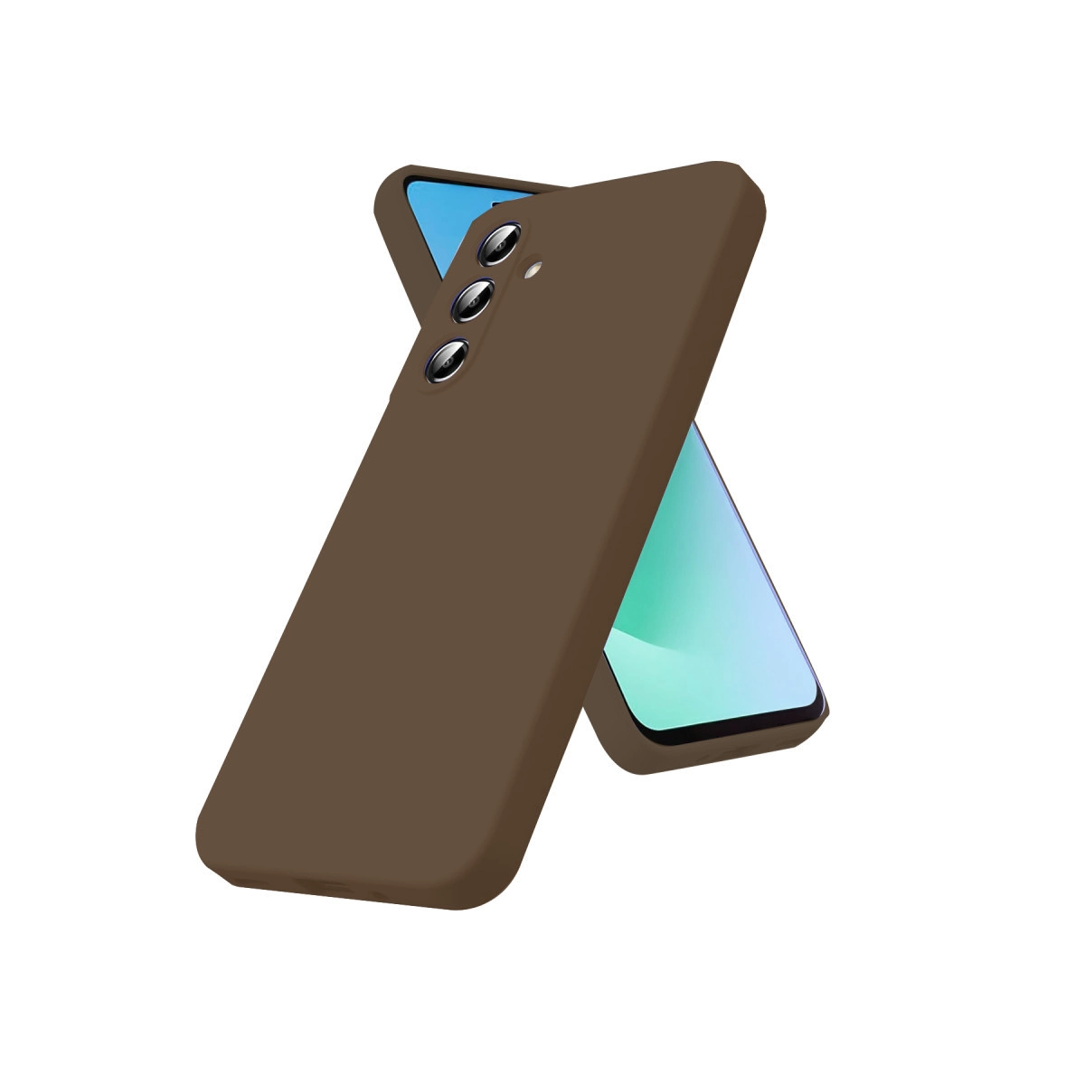 Samsung Galaxy S25 Fe First Silikon - Kahverengi
