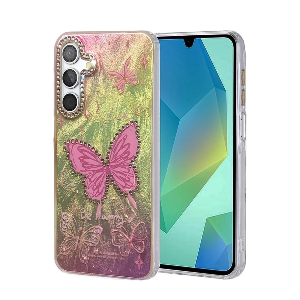 Samsung Galaxy S25 Kılıf Blade Aynalı Desenli Kapak - Desen 5