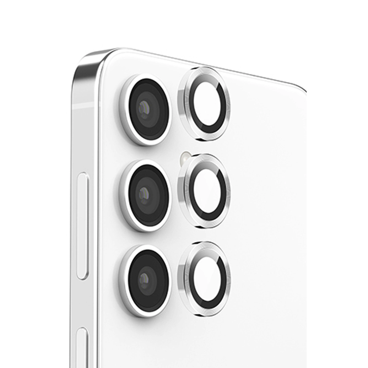 Samsung Galaxy S25 Raze Metal Kamera Lens - Gümüş