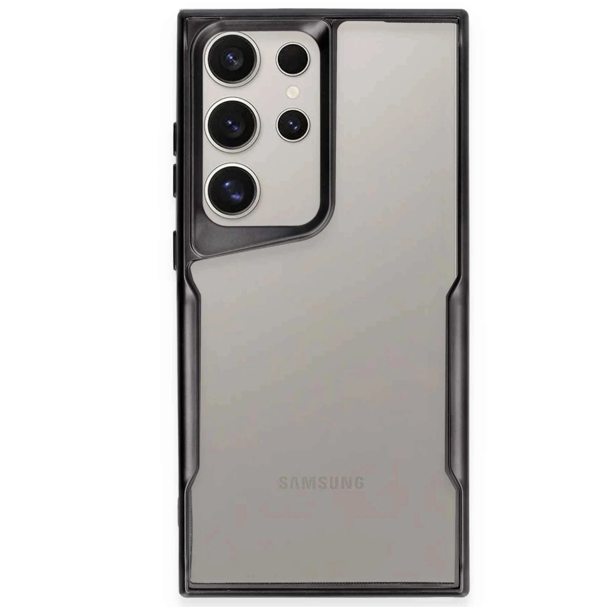 Samsung Galaxy S25 Ultra Kılıf Boyi Silikon Kapak - Siyah