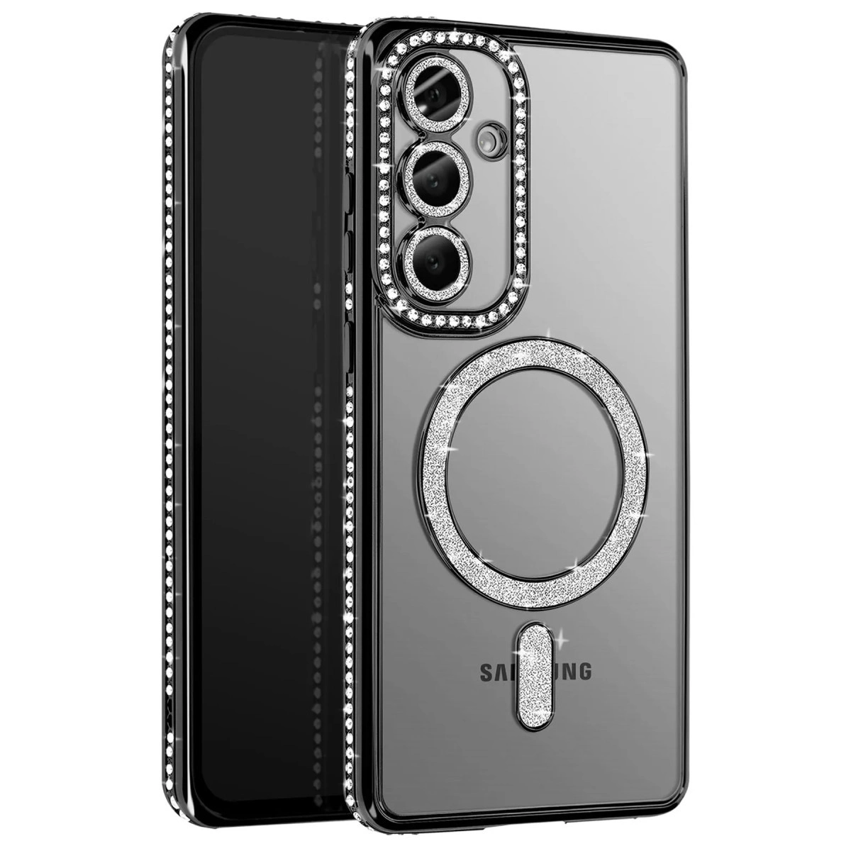 Samsung Galaxy S26 Joke Simli Magneticsafe Kılıf - Siyah