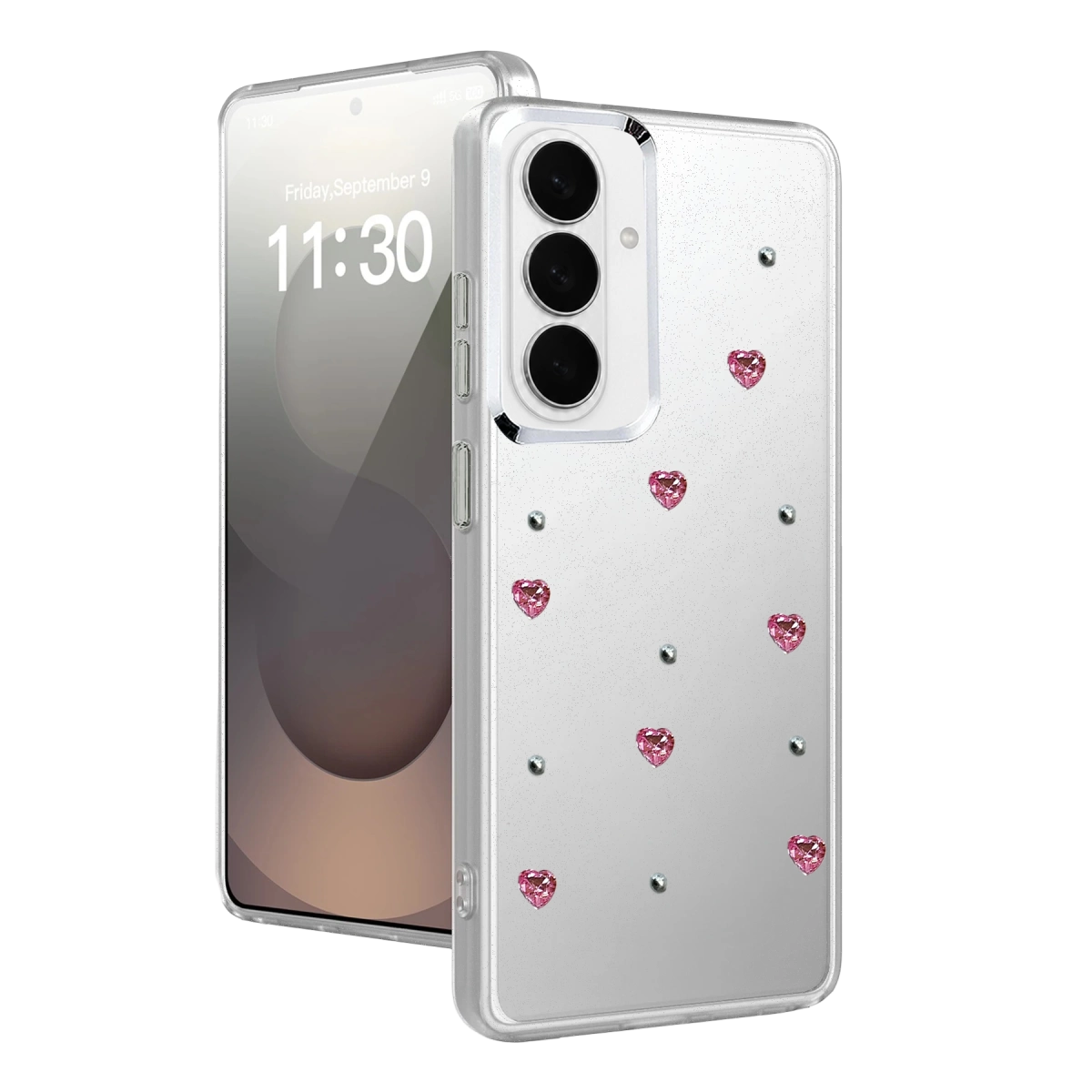 Samsung Galaxy S26 Plus Fiyonk Desenli Kapak - Desen 3