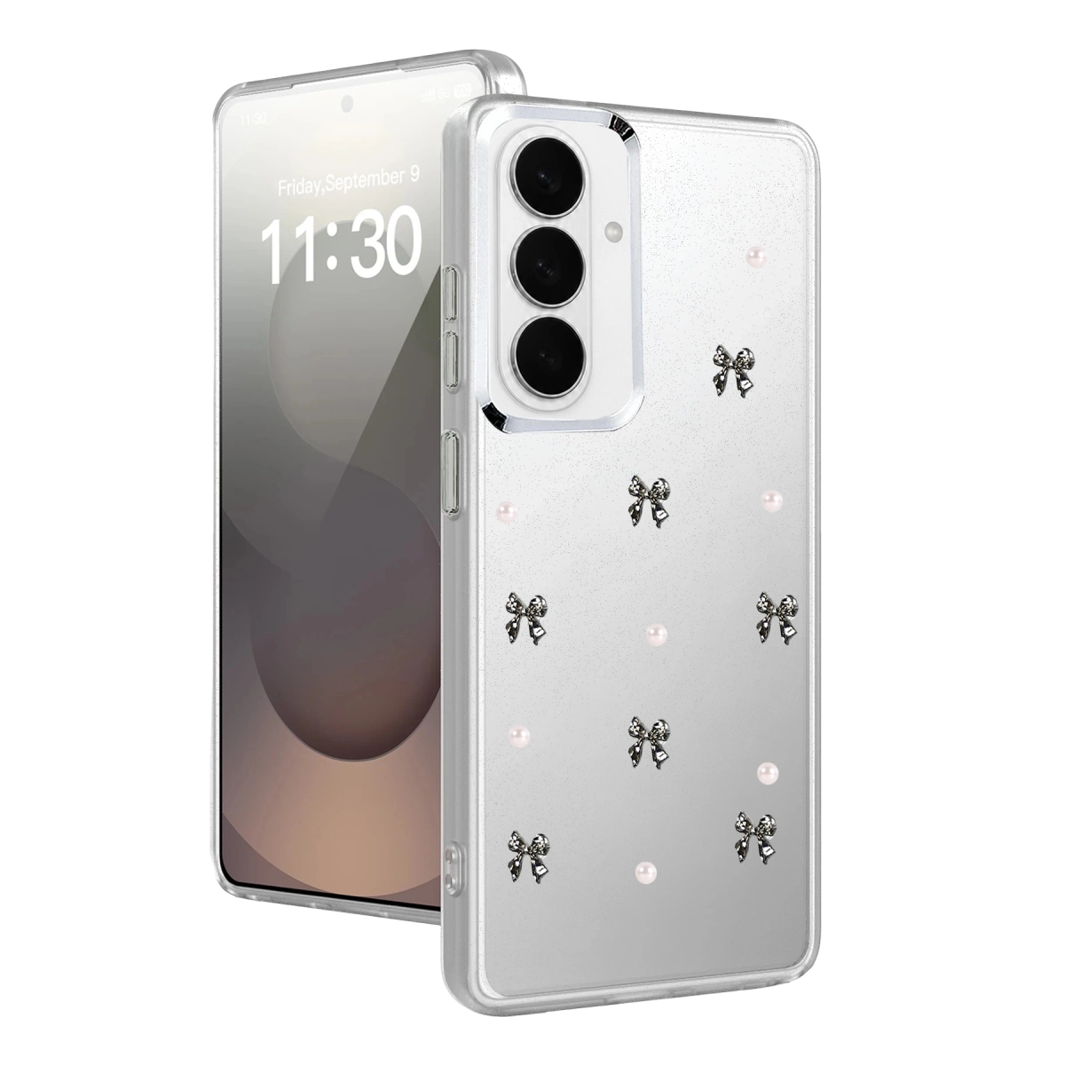 Samsung Galaxy S26 Plus Fiyonk Desenli Kapak - Desen 8