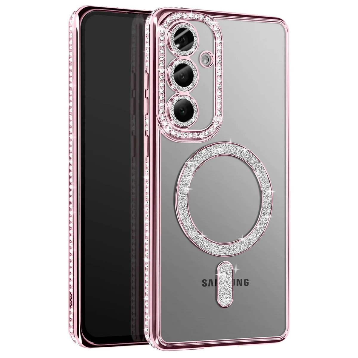 Samsung Galaxy S26 Plus Joke Simli Magneticsafe Kılıf - Pembe
