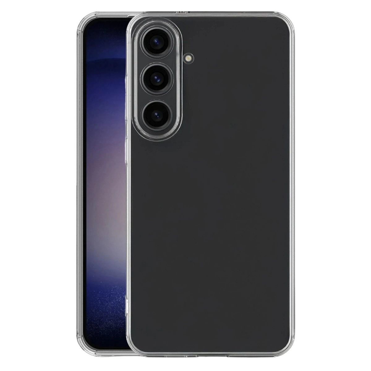 Samsung Galaxy S26 Plus Lüx Şeffaf Silikon - Şeffaf