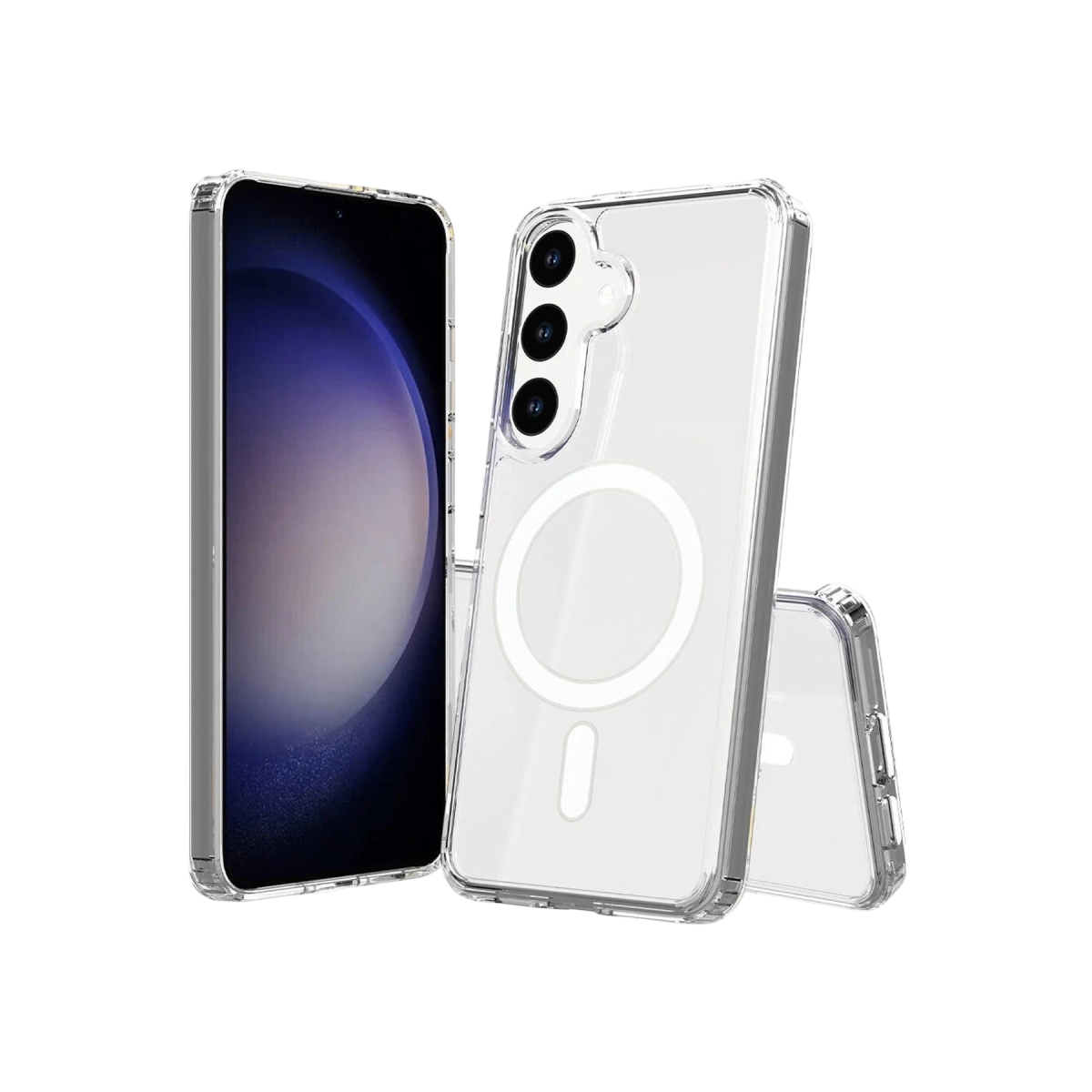Samsung Galaxy S26 Plus Magneticsafe Şeffaf Silikon - Şeffaf