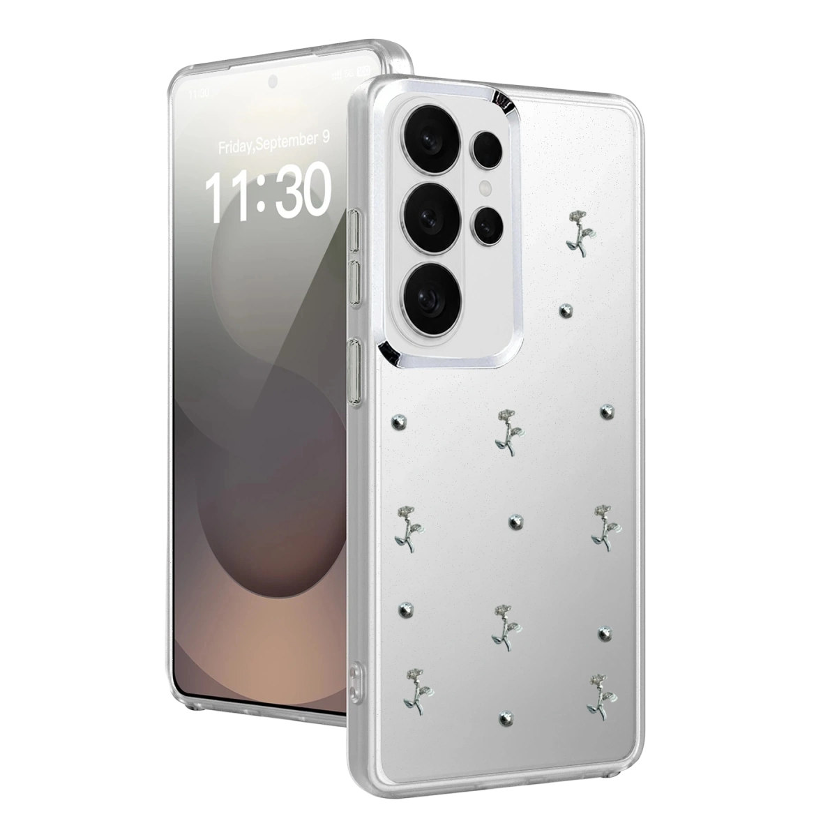 Samsung Galaxy S26 Ultra Fiyonk Desenli Kapak - Desen 4