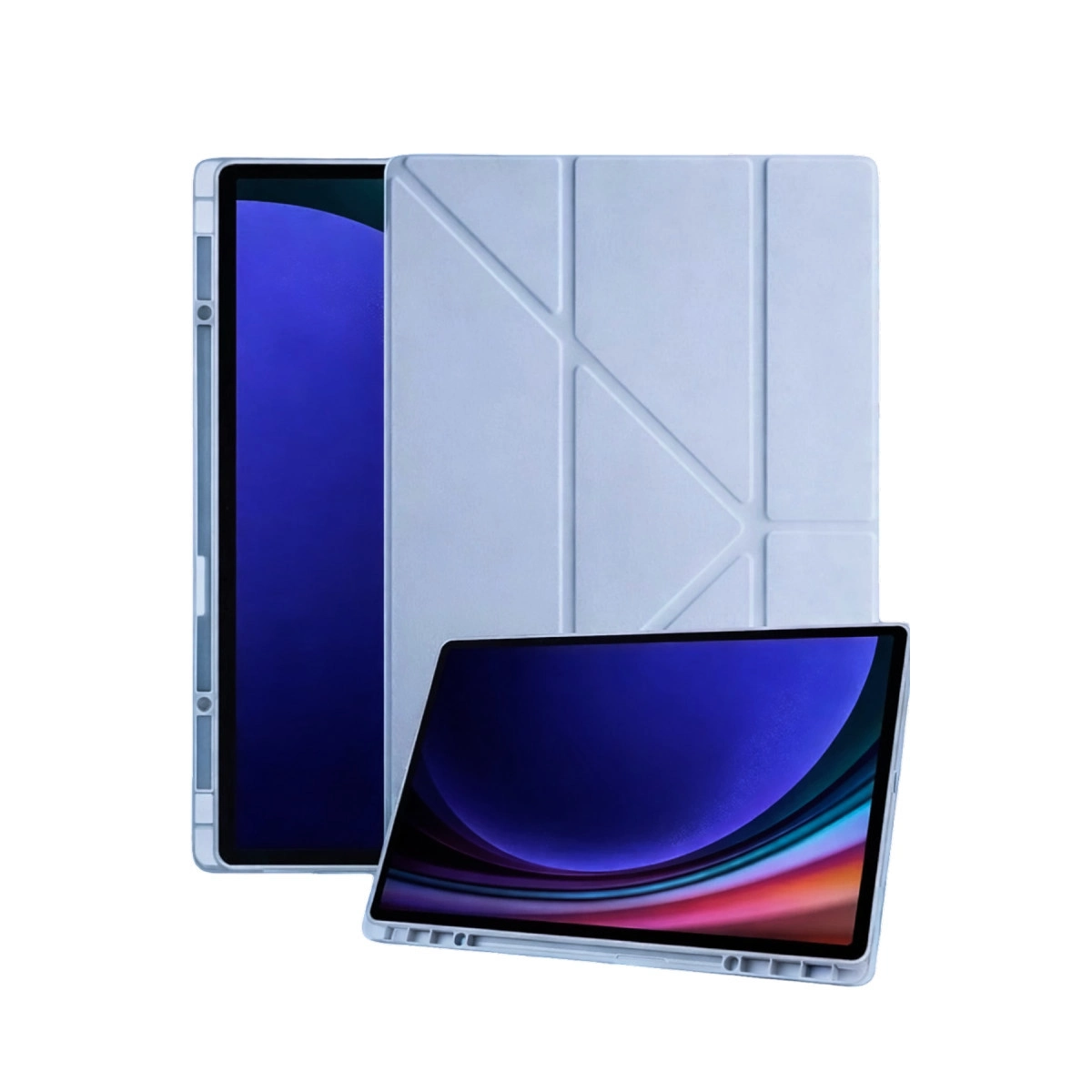 Samsung Galaxy Tab A11 Kalemlikli Mars Tablet Kılıfı - Mavi