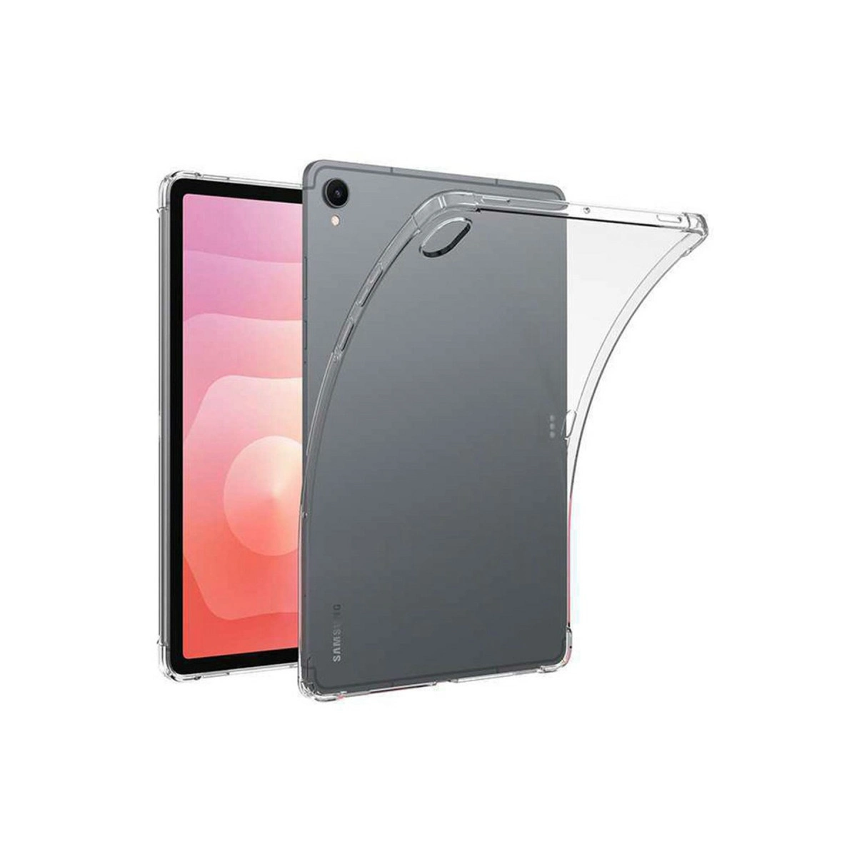 Samsung Galaxy Tab S11 Kılıf Anti Shock Tablet Silikon - Şeffaf