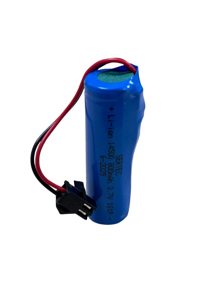 Sertec 14500 800 Mah 3.7v  1s1p Devreli Soketli Oyuncak Pili