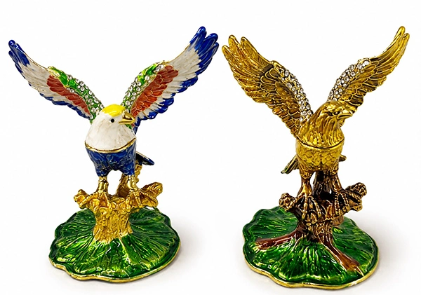 Swaroski Taşlı Kartal Figürü Tekli