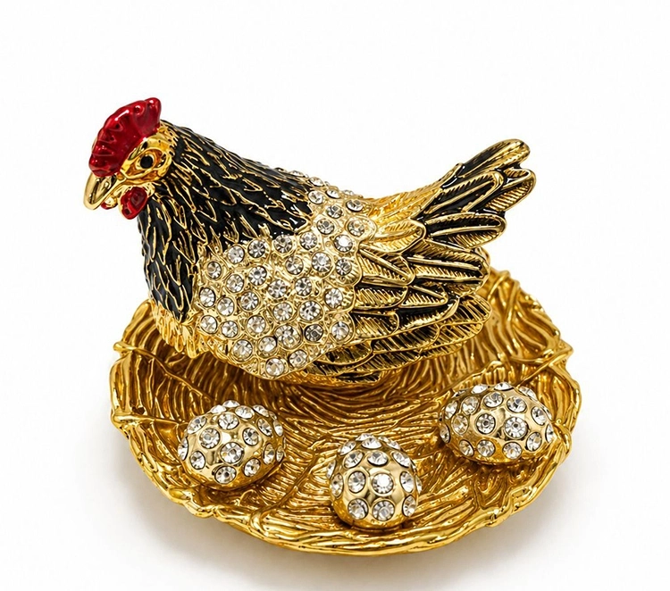 Swaroski Taşlı Tavuk