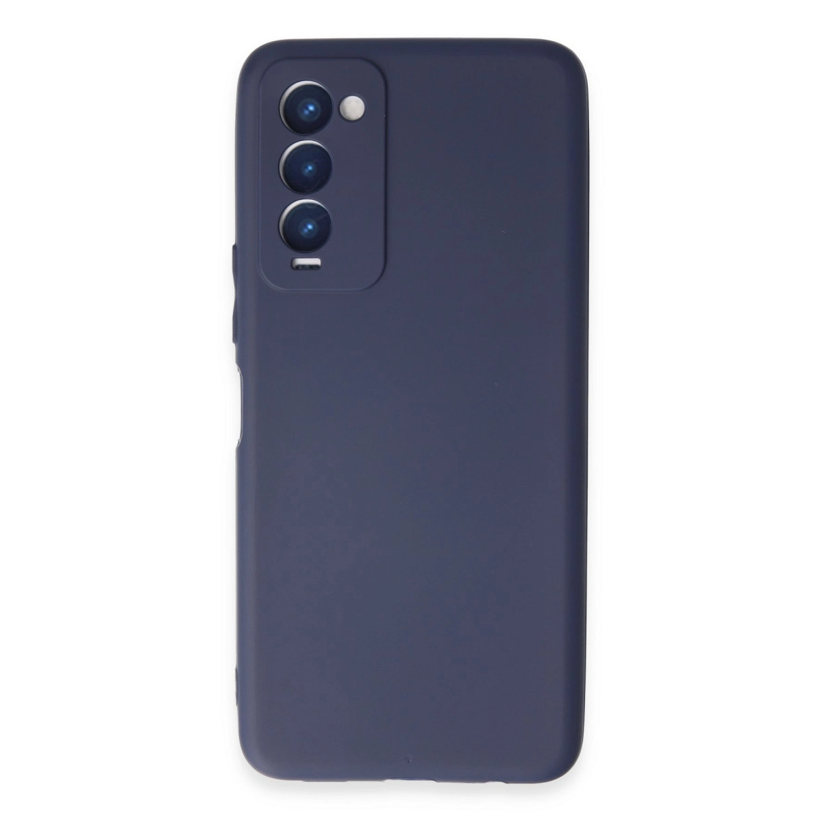 Tecno Camon 18 Kılıf First Silikon - Lacivert