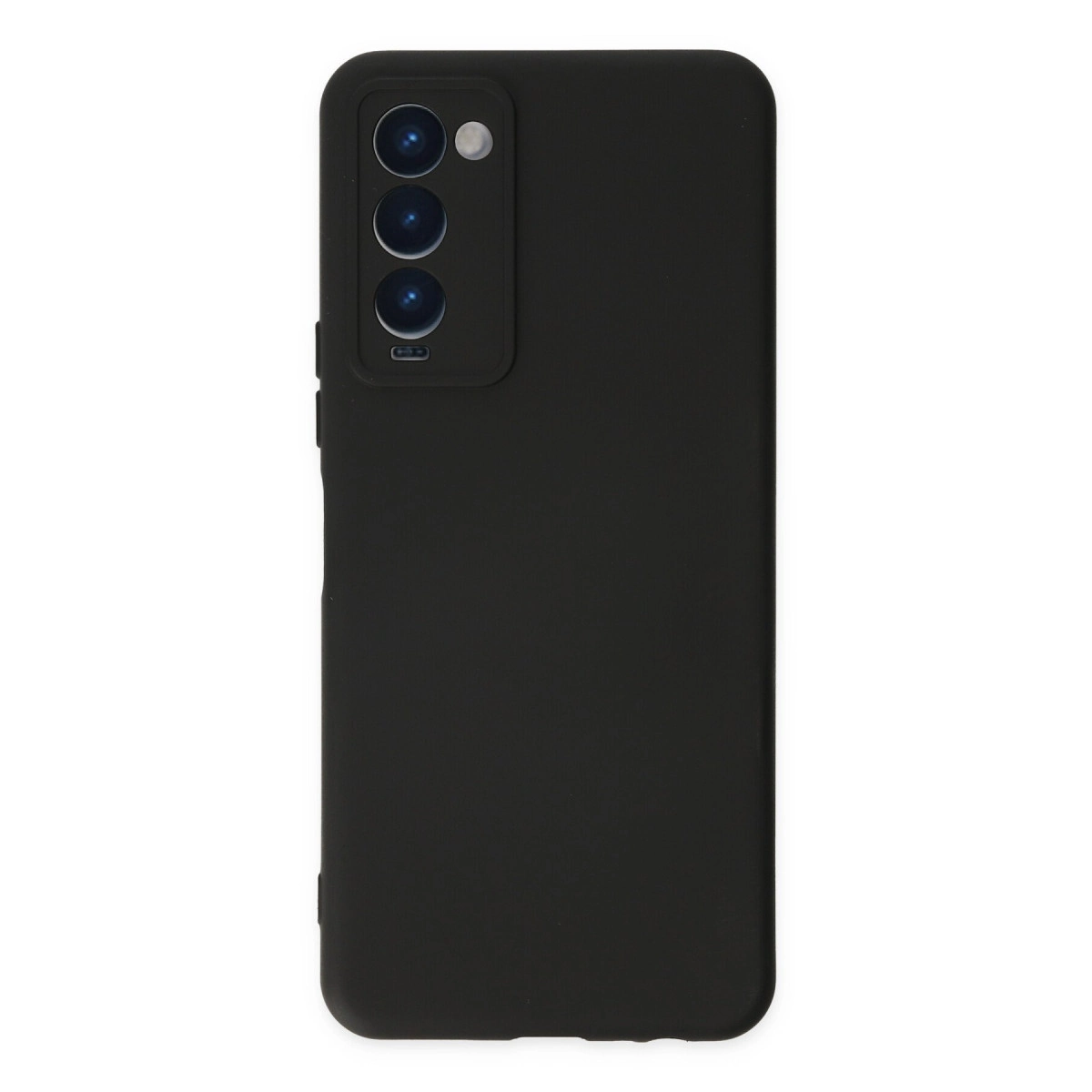 Tecno Camon 18 Kılıf Nano İçi Kadife Silikon - Siyah
