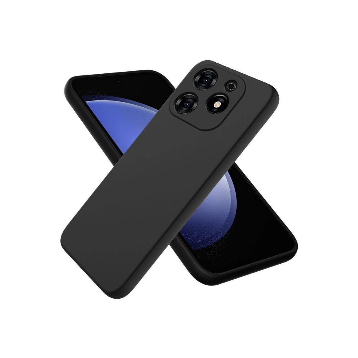 Tecno Spark Go 2024 Kılıf First Silikon - Siyah