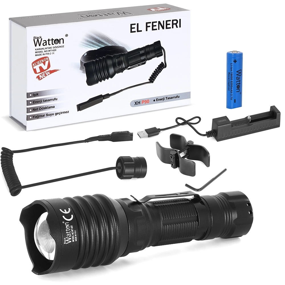 Tg-10 Şarjlı Profesyonel Av Feneri