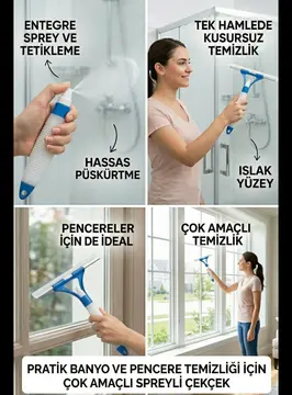 HBNET Pratik Sprey Mekanizmalı Cam Sileceği