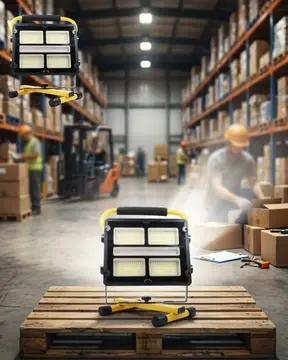 Çok Fonksiyonlu LED Projektör Kamp Lambası Solar Şarjlı Powerbank Özellikli
