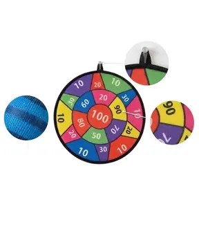 Güvenli Dart Oyunu Çocuklara Özel Cırtlı Toplu Hedef Tahtası Oyunu