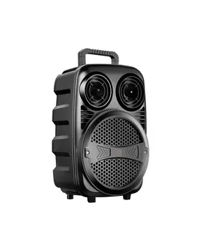 Taşınabilir Bluetooth Speaker Mikrofonlu Karaoke Hoparlör RGB Işıklı 6.5 İnç Güçlü Ses