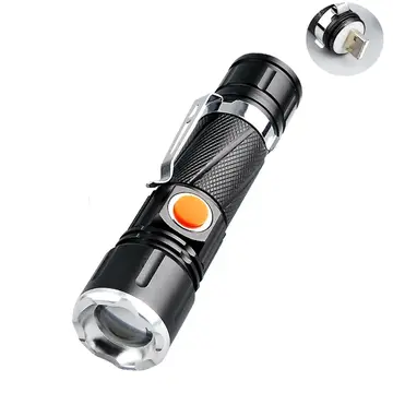P50 Led Şarjlı Mıknatıslı Usb El Feneri