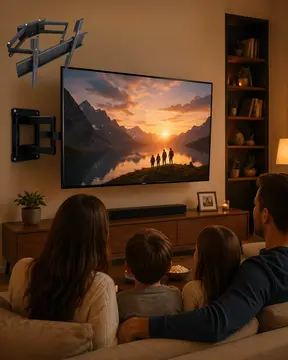 32 55 İnç Ayarlanabilir TV Askı Aparatı Güçlü  Duvar Tipi Askı