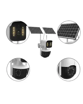 Güneş Enerjili Arsa Kamerası 4G SIM Kartlı Gece Görüşlü Solar Kamera 2 Yıl Garantili