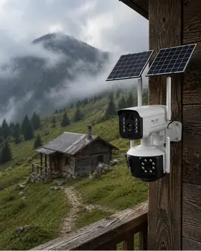 Güneş Enerjili Bahçe Kamerası 4G SIM Kartlı 9MP Akıllı Güvenlik Kamerası 2 Yıl Garantili