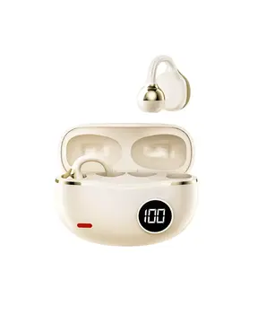 Şık ve Taşınabilir Bluetooth Kulaklık Gün Boyu Kullanım 2 Kurdele Küpe Hediyeli