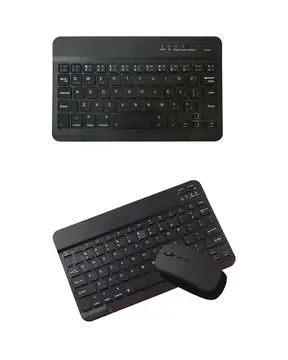 Wireless Klavye Mouse Seti Bluetooth Bağlantılı İnce Tasarım Sessiz Kullanım