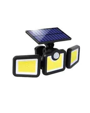Hareket Sensörlü Solar Bahçe Lambası Güçlü LED Duvar Projektörü