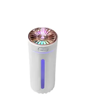 Araç İçi Hava Nemlendirici 5 Esans Hediyeli LED Işıklı USB Buhar Makinesi