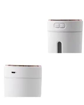 Araç İçi Hava Nemlendirici 5 Esans Hediyeli LED Işıklı USB Buhar Makinesi