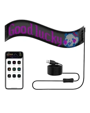 Dekoratif LED Yazı Paneli RGB Animasyonlu Uzaktan Kumandalı Ekran