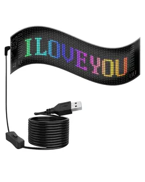 LED Matrix Panel RGB Yazı Yazma Animasyonlu Telefon Kontrollü Akıllı Ekran