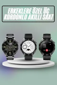 Akıllı Saat Ios Ve Android Tüm Telefonlara Uyumlu Çok Fonksiyonlu Amoled Ekran