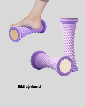 Derin Doku Ayak Masaj Silindiri Plantar Fasiit Topuk Ağrısı İçin