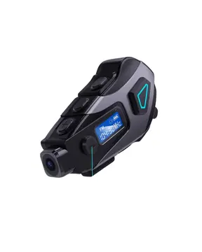Motosiklet Kask Bluetooth Kulaklık Uzun Pil Ömrü Kamera ve Sesli Komut Destekli