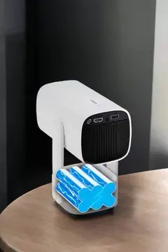 Akıllı Projeksiyon Powerbankli Taşınabilir Sinema Projektörü 4k HD Kaliteli