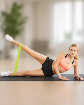 Pilates Direnç Lastiği Fitness Yoga ve Evde Spor İçin Çok Amaçlı Bant