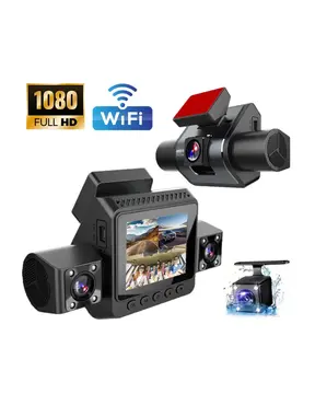 4 Kanallı Araç Kamerası Full HD Gece Görüşlü Geniş Açılı Kayıt Sistemi